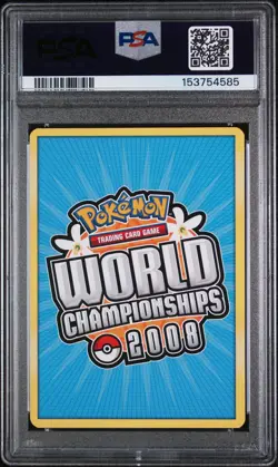2008 Pokemon World Championships Promo Gold Star Jolteon PSA 8 New CERT 2026 - Image 2