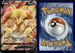 Alakazam V 172/185 Ultra Rare Vivid Voltage Pokemon Holo NM/M - Image 2