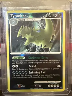 Pokemon - Tyranitar - Reverse Holo - 30/100 - DP Stormfront - Image 1