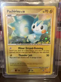 Pachirisu - DP04 Diamond and Pearl Promos #DP4 (2007) Promo Holo LP Pokemon NM - Image 1