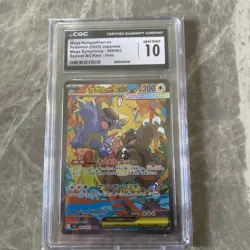 CGC 10 GEM MINT JAPANESE POKEMON 2025 Mega Kangaskhan EX 089/063 Mega Symp M1S - Image 1