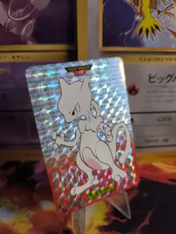 Pokemon Card Holo Mewtwo Mewtu Carddass Monsters Collection Prism japanese Exc - Image 1