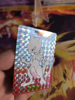 Pokemon Card Holo Mewtwo Mewtu Carddass Monsters Collection Prism japanese Exc - Image 2