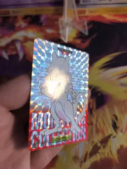 Pokemon Card Holo Mewtwo Mewtu Carddass Monsters Collection Prism japanese Exc - Image 3