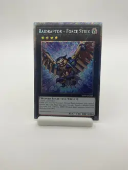 Yu-Gi-Oh! Raidraptor - Force Strix RA04-EN243 Platinum Secret Rare 1st Edition - Image 1