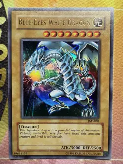 [Free Ship $30+]Yugioh Blue-Eyes White Dragon 11 JMP-001 Ultra Japan EX - Image 1