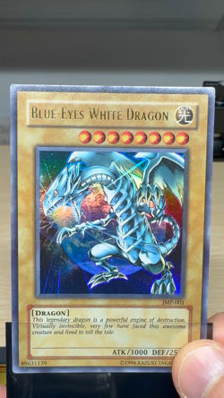 [Free Ship $30+]Yugioh Blue-Eyes White Dragon 11 JMP-001 Ultra Japan EX - Image 2