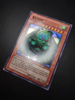 YUGIOH 2002 | KAZEJIN | MRD-026 | NA PRINT | SUPER RARE | NEAR MINT - MINT - Image 3