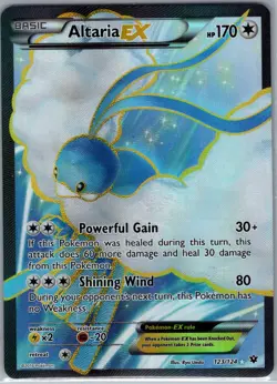 Altaria Ex 123/124 - XY Fates Collide Full Art - Pokemon Card - NM - Image 1