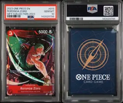 Roronoa Zoro One Piece 2023 Gift Collection English ST01-013 SR PSA 10 - Image 3