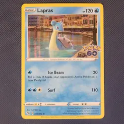 Lapras 023/078 - Pokemon GO - Rare Holo Pokemon Card - NM - Image 1