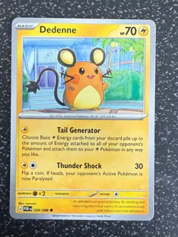 Pokemon Dedenne #93 Perfect Order ME03 NM English Holo Rare Card - Image 5