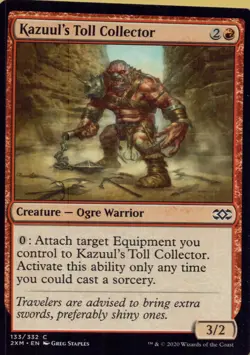 Double Masters #133 Kazuul's Toll Collector - Image 1