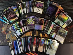 110 FOIL Magic the Gathering Cards lot Instant Collection MTG ALL FOILS W/Rares - Image 1