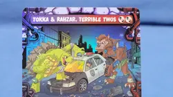 Tokka & Rahzar, Terrible Twos Borderless Showcase FOIL NM TMNT TMT 252 MTG 🔮 - Image 2