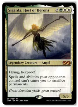 MTG Sigarda, Host of Herons - Ultimate Masters Moderately Played English - Image 1
