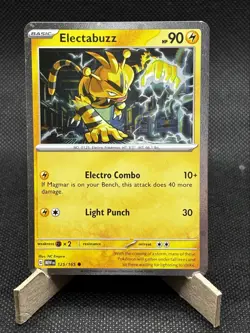 Pokemon TCG Electabuzz Pokemon Promos 125/165 Holo Promo Cosmos Holo Rare Promo - Image 1