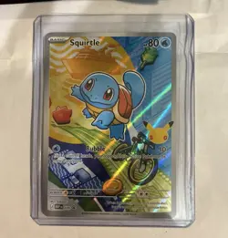 Squirtle MEP 039 First Partner's Promo Near Mint Pokemon Card Illustration Rare - Image 1