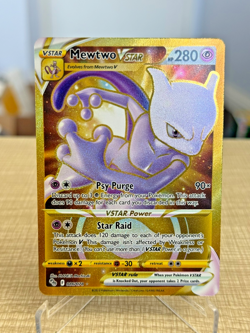 Mewtwo VSTAR (Secret) 086/078 Pokemon GO Holo NEAR MINT - Image 1