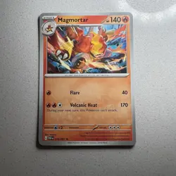 Pokemon Paldean Fates NON Holo Rare Magmortar - 010/091 - DECK EXCLUSIVE - Image 1