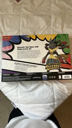 Pokemon TCG Ascended Heroes Premium Poster Collection Mega Lucario - Image 2