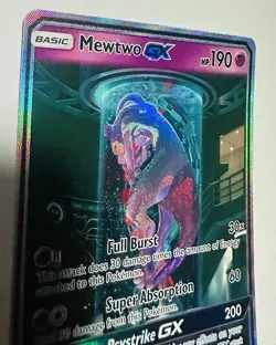 Mewtwo GX Shining Legends 78/73 Secret Rare Full Art Holo Pokemon TCG - Image 2