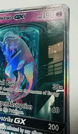 Mewtwo GX Shining Legends 78/73 Secret Rare Full Art Holo Pokemon TCG - Image 3