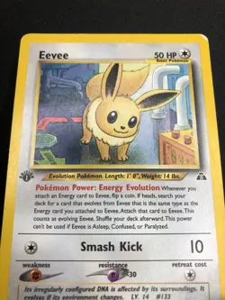 Pokemon Eevee 38/75 Neo Discovery First Edition Wizards ENG Vintage Cards - Image 4