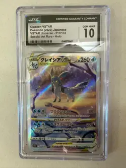 POKEMON CGC 10 GEM MINT JAPANESE 217/172 Special Art Rare Glaceon VSTAR - Image 1