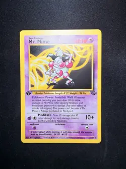 Wizards of the Coast Mr. Mime 22/64 1st Edition Rare Jungle 1999 40 HP Pokemon - Image 1