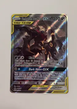 Pokemon Umbreon & Darkrai GX SM241 SM Promo TAG TEAM Holo - Image 1