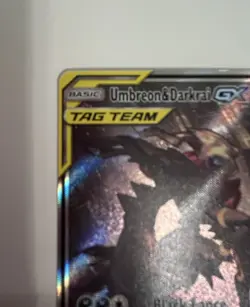 Pokemon Umbreon & Darkrai GX SM241 SM Promo TAG TEAM Holo - Image 3