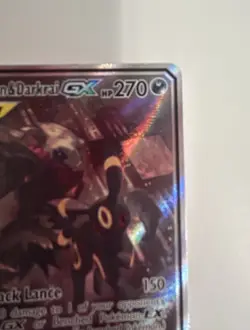 Pokemon Umbreon & Darkrai GX SM241 SM Promo TAG TEAM Holo - Image 4