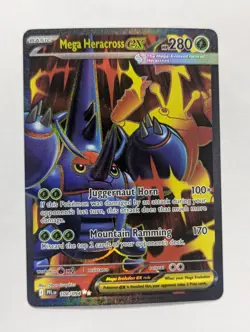 Mega Heracross EX 108/094 Pokemon Me02: Phantasmal Flames Ultra Rare Holo - NM - Image 1