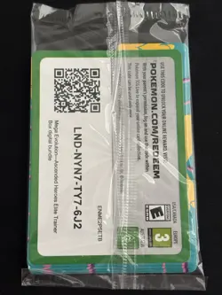 N's Zekrom 031 Me: Mega Evolution Promo Holo SEALED Pokemon TCG - Image 3