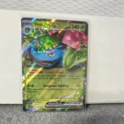 Pokemon TCG Venusaur ex 003/165 Scarlet & Violet 151 Full Art Holo Eng DR - Image 1