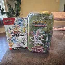Pokemon Prismatic Evolutions Booster Bundle & Sylveon Mini Tin - Image 1