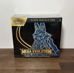 Pokemon Mega Evolution Elite Trainer Box Lucario ETB - Image 1