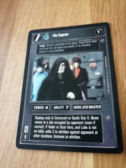 The Emperor - nm - Star Wars CCG (Decipher) Sammelkartenspiel - trading card - Image 1