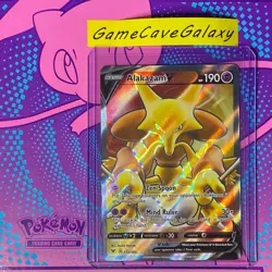 Pokemon TCG - Alakazam V 172/185 Full Art - Ultra Rare - Vivid Voltage - NM/M - Image 1