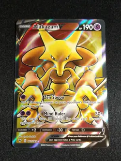 Pokemon Alakazam V 172/185 Full Art Vivid Voltage NM - Image 1