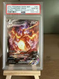 Pokemon Charizard VMAX SWSH261 Ultra-Premium Promo Holo PSA 10 - Image 2