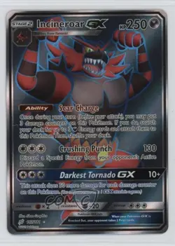 Full Art - Incineroar GX Pokemon Sun & Moon Team Up #167 - Image 1
