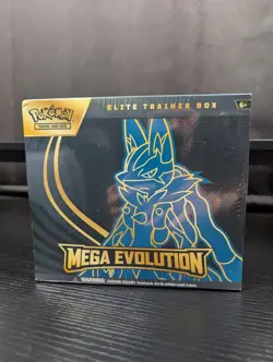 Mega Evolution Elite Trainer Box Lucario ETB - Pokemon TCG (Factory Sealed) - Image 1