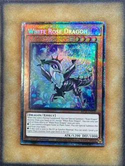 Yugioh White Rose Dragon MP25-EN038 Starlight Rare 1st Ed NM - Image 1