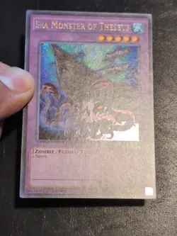 Yu-Gi-Oh! SECRET RARE CARD SEA MONSTER OF THESEUS RATE-EN081 1ST NM/VLP - Image 3
