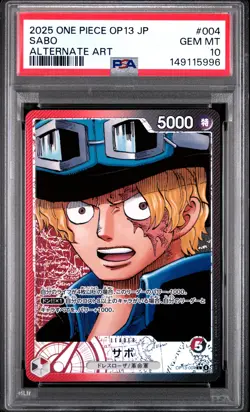 Sabo 004 Alternate Art One Piece Japanese PSA 10 - Image 1