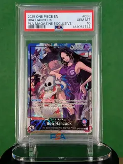 One Piece Boa Hancock PSA Magazine Exclusive Promo OP07-038 PSA 10 Gem Mint - Image 1