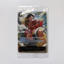 One Piece TCG Luffy P-075 Carte Promo Foil Scellee FR Exclusive Japan Expo 2025 - Image 1