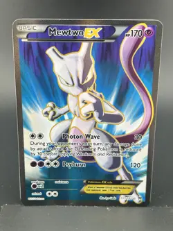 Pokemon TCG Mewtwo EX Holo Full Art Ultra Rare Card 157/162 - LP - Image 1